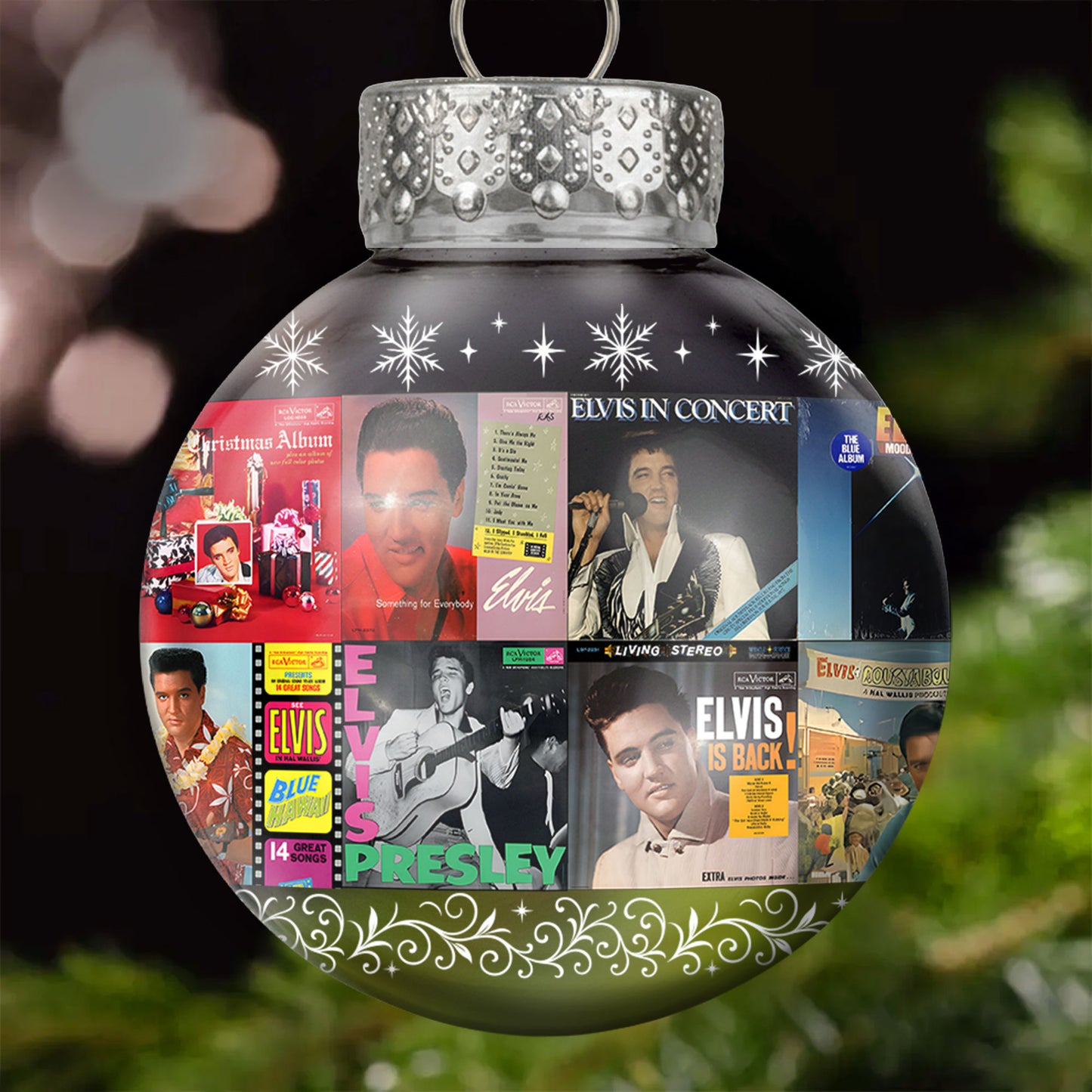 Elvis Presley Ball Ornament – A Rock ’n’ Roll Legend Wrapped in Holiday Spirit