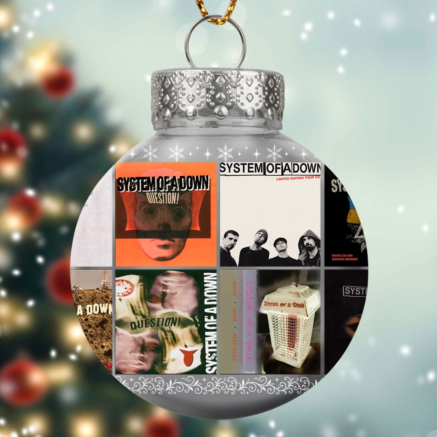 System Of A Down Ball Ornament – A Heavy Metal Masterpiece for Your Tree