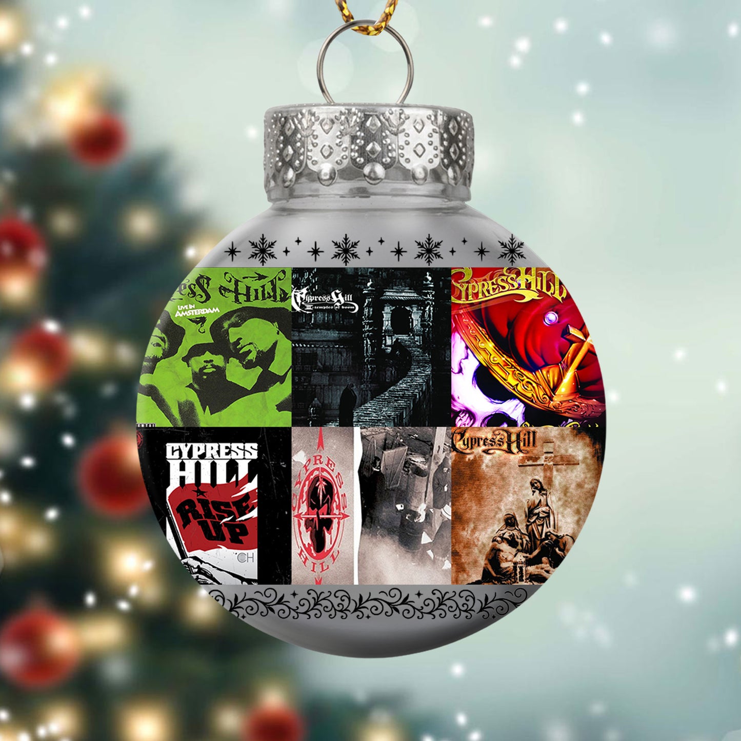 Cypress Hill Album Covers Christmas Ball Ornament