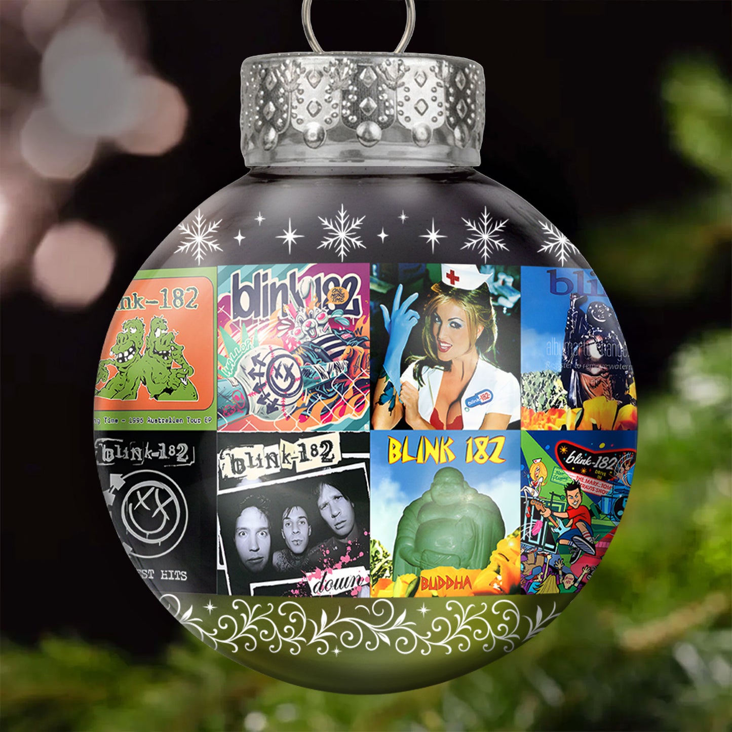 Blink-182 Ball Ornament – A Pop-Punk Holiday for the Young at Heart