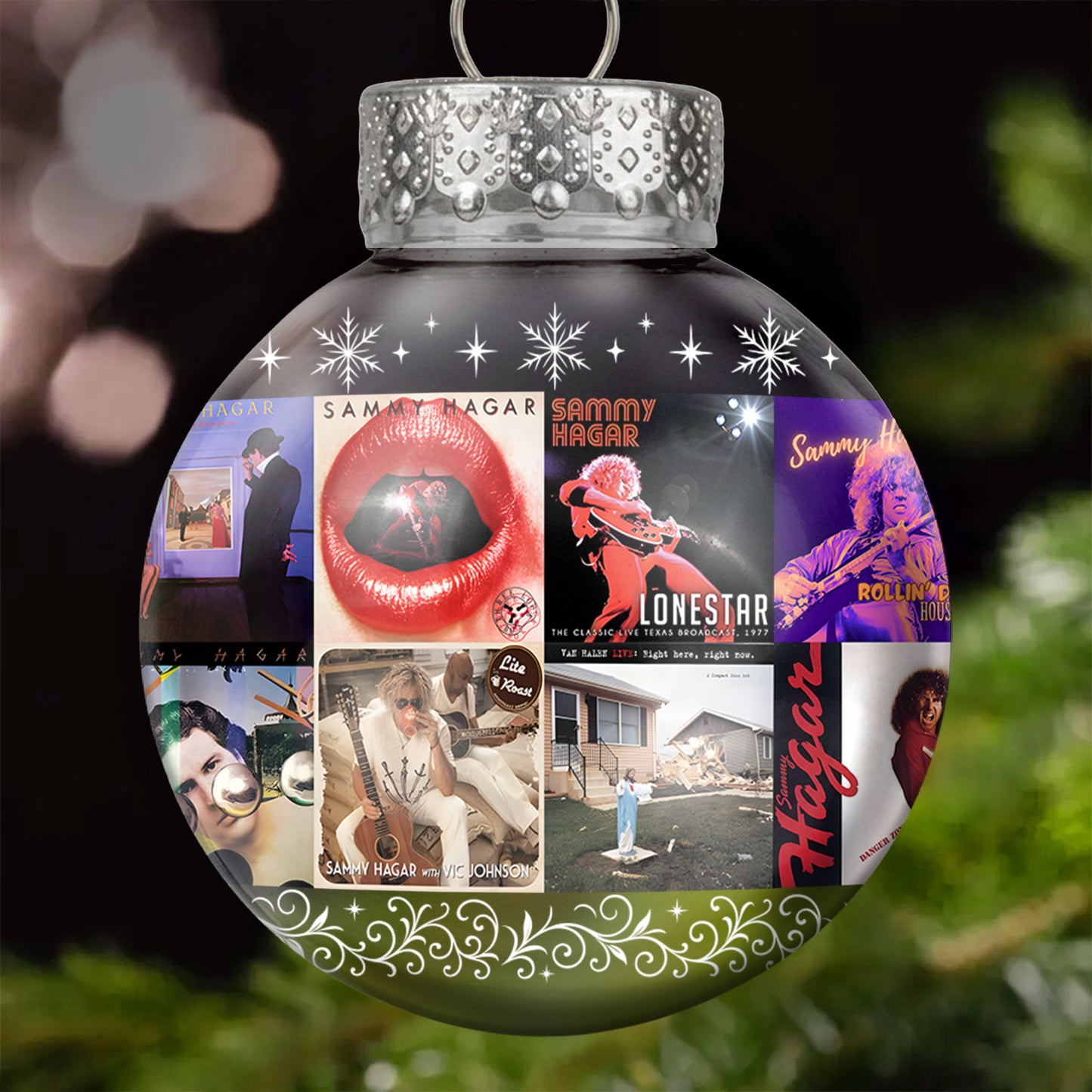 Sammy Hagar Ball Ornament – Rocking the Holidays with the Red Rocker Spirit