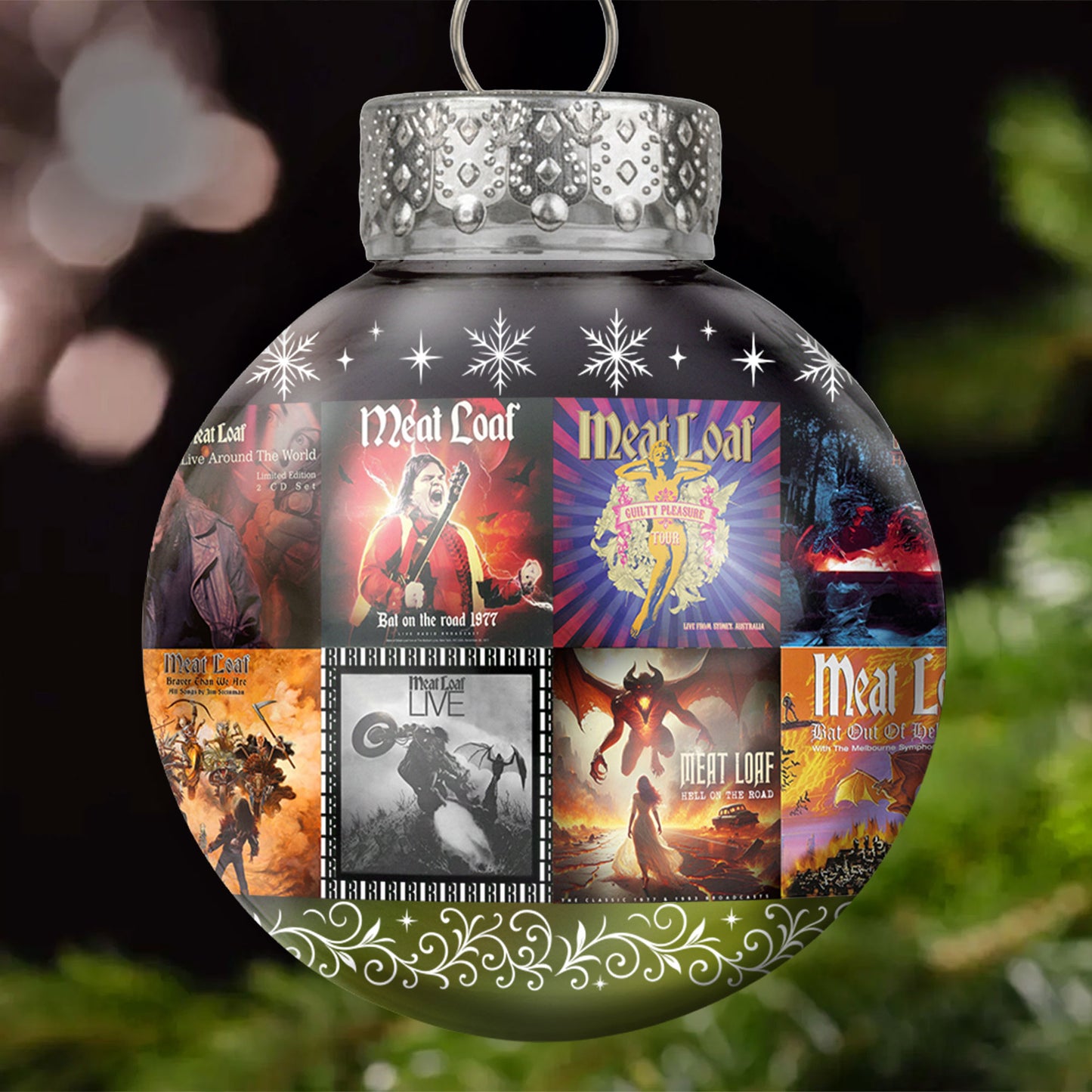 Meat Loaf Ball Ornament – Theatrical Rock Icon