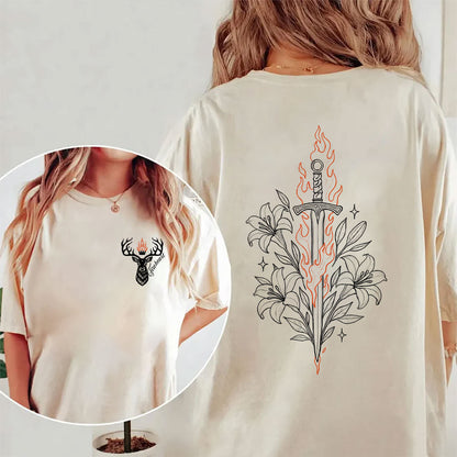 Fireheart Tee - Throne of Glass Shirt