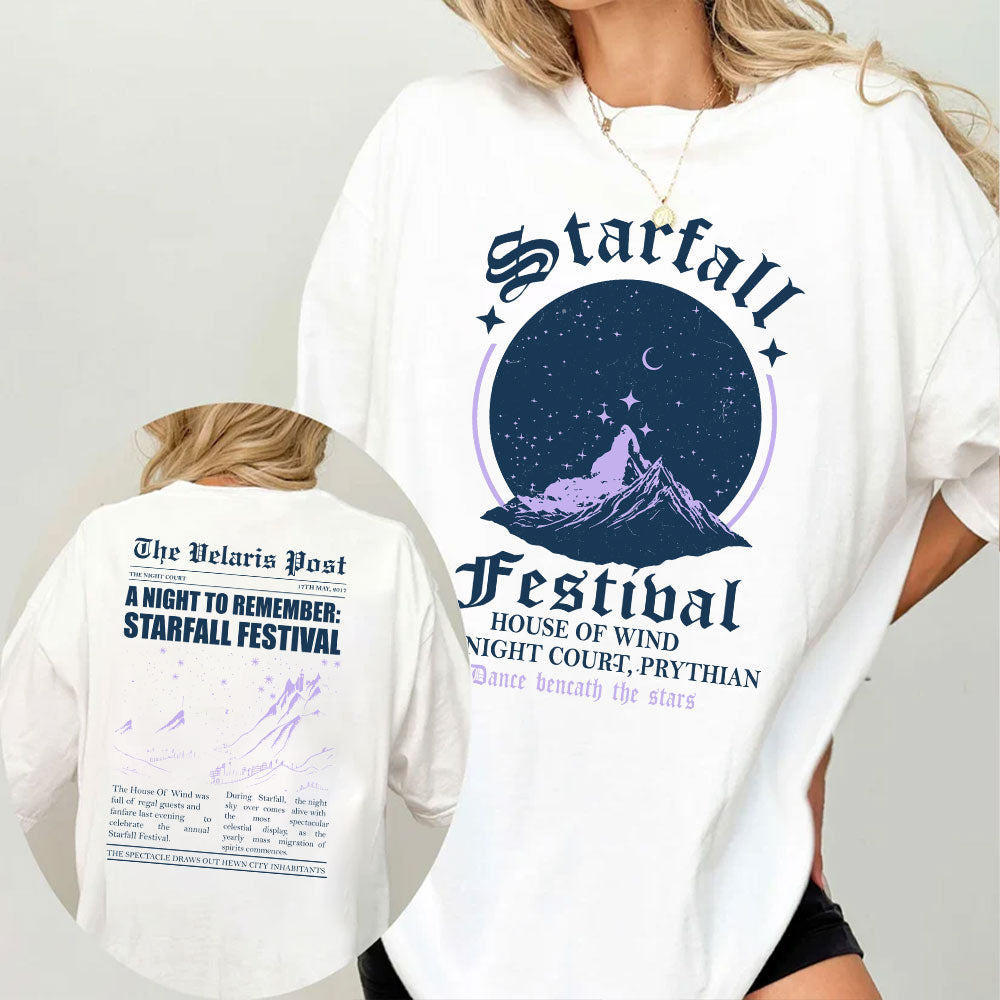 "Starfall Festival" Night Court Tee - Starfall shirt