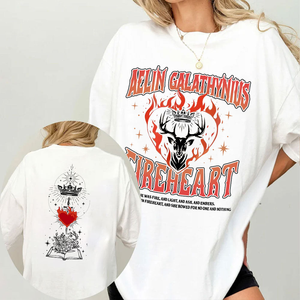 Aelin Galathynius Fireheart Shirt – Throne of Glass Tee