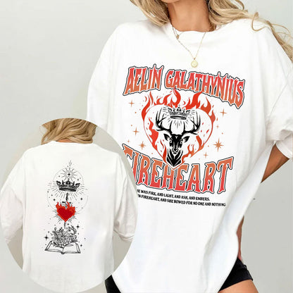 Aelin Galathynius Fireheart Shirt – Throne of Glass Tee