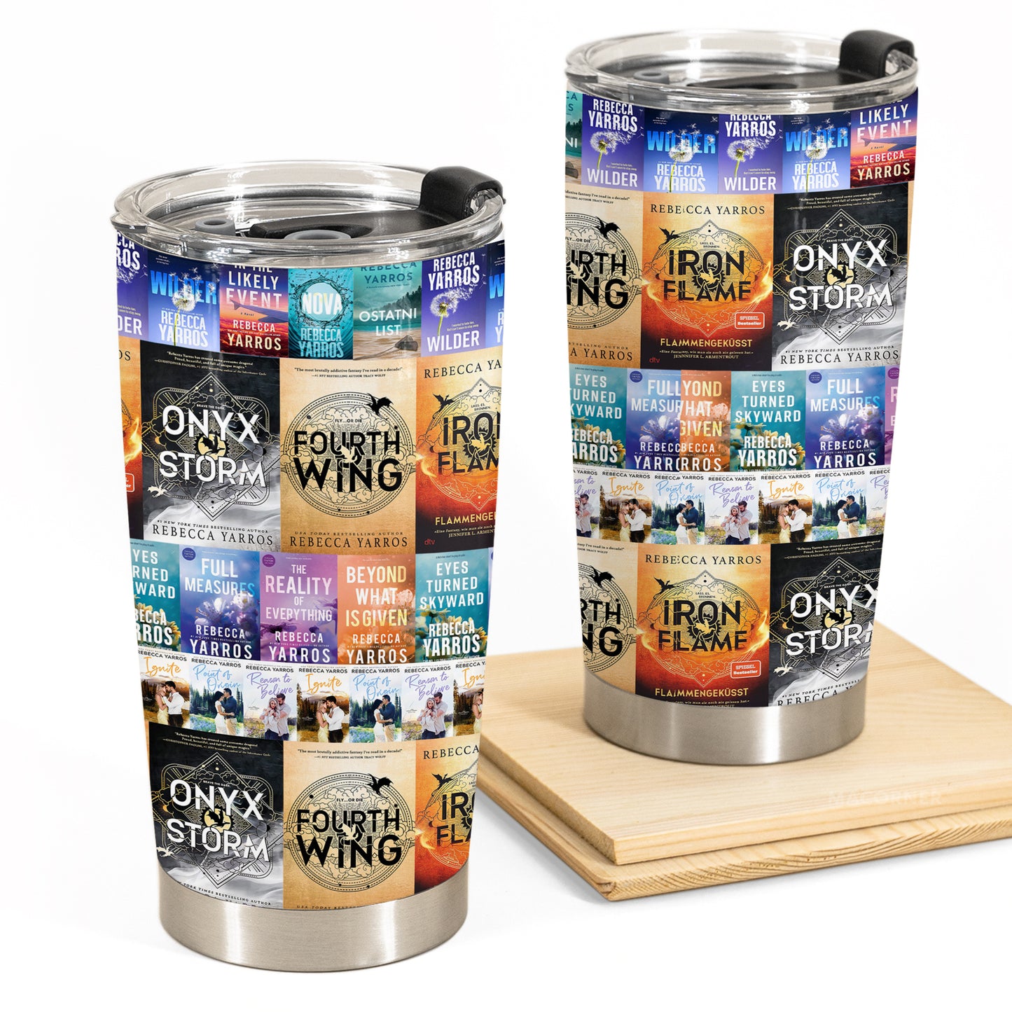 Rebecca Yarros Book Lover Tumbler – Fantasy & Romance Edition
