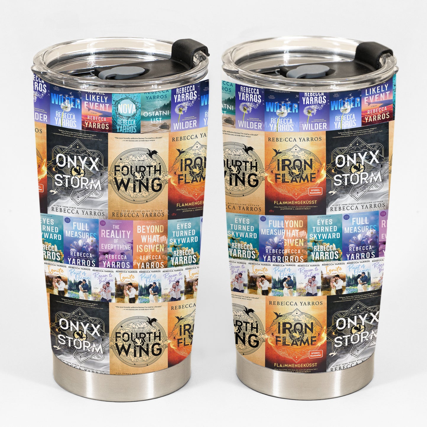 Rebecca Yarros Book Lover Tumbler – Fantasy & Romance Edition