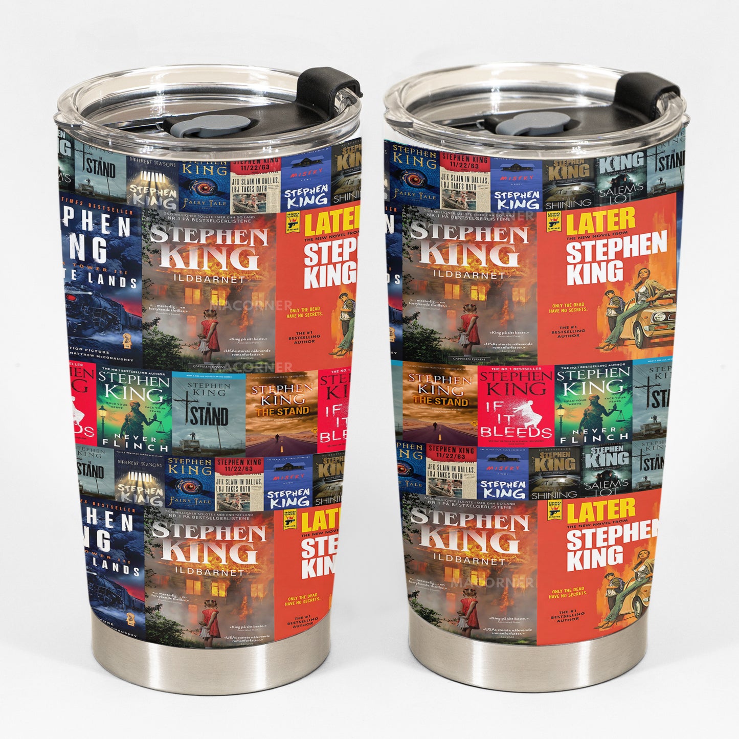 Stephen King Tumbler 20oz – Horror Icons on the Go
