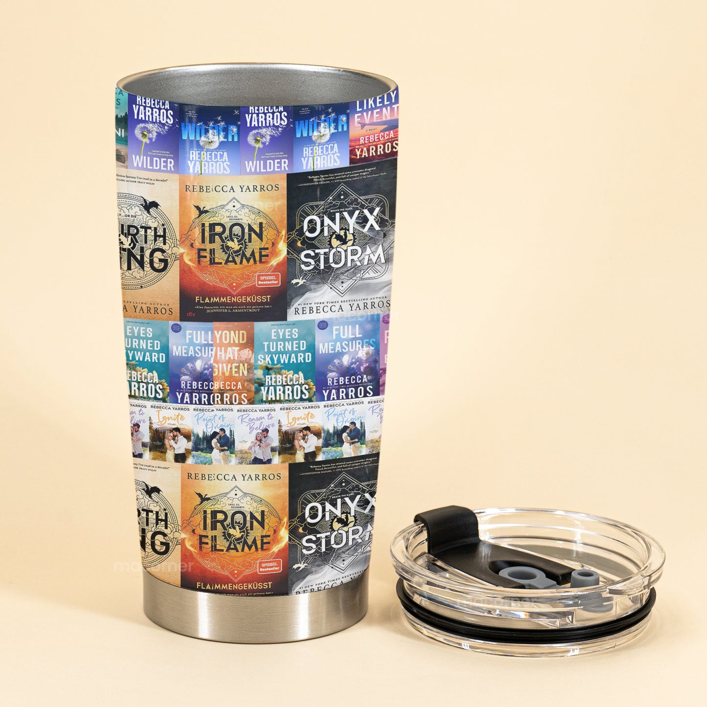 Rebecca Yarros Book Lover Tumbler – Fantasy & Romance Edition