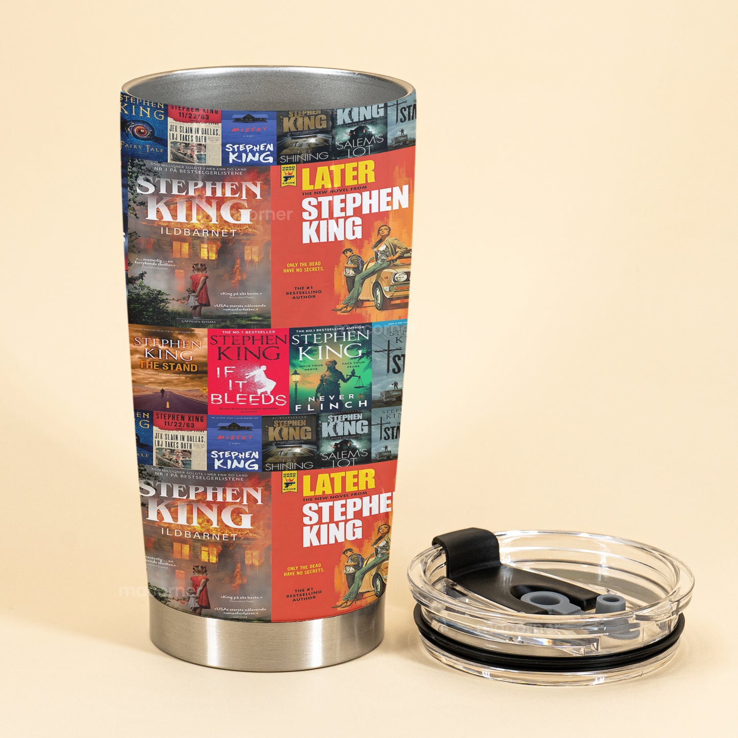 Stephen King Tumbler 20oz – Horror Icons on the Go