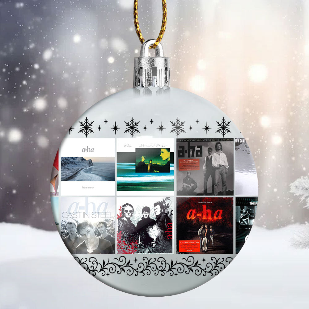 A-ha Ball Ornament – A Nostalgic Christmas Gift for Pop Lovers