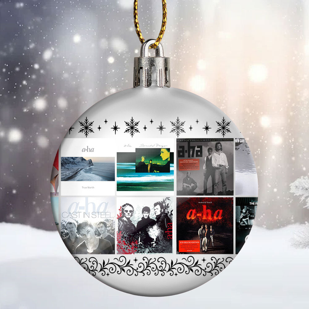 A-ha Ball Ornament – A Nostalgic Christmas Gift for Pop Lovers