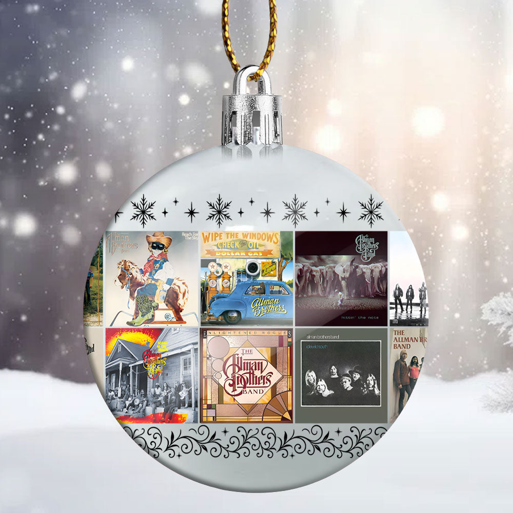The Allman Brothers Band Ball Ornament – Southern Soul Meets Holiday Spirit