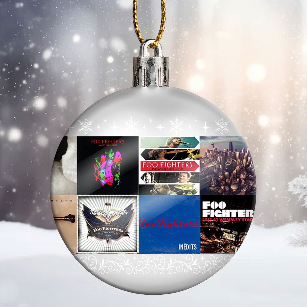 Foo Fighters Ball Ornament – A Rock Anthem for Your Holiday Tree