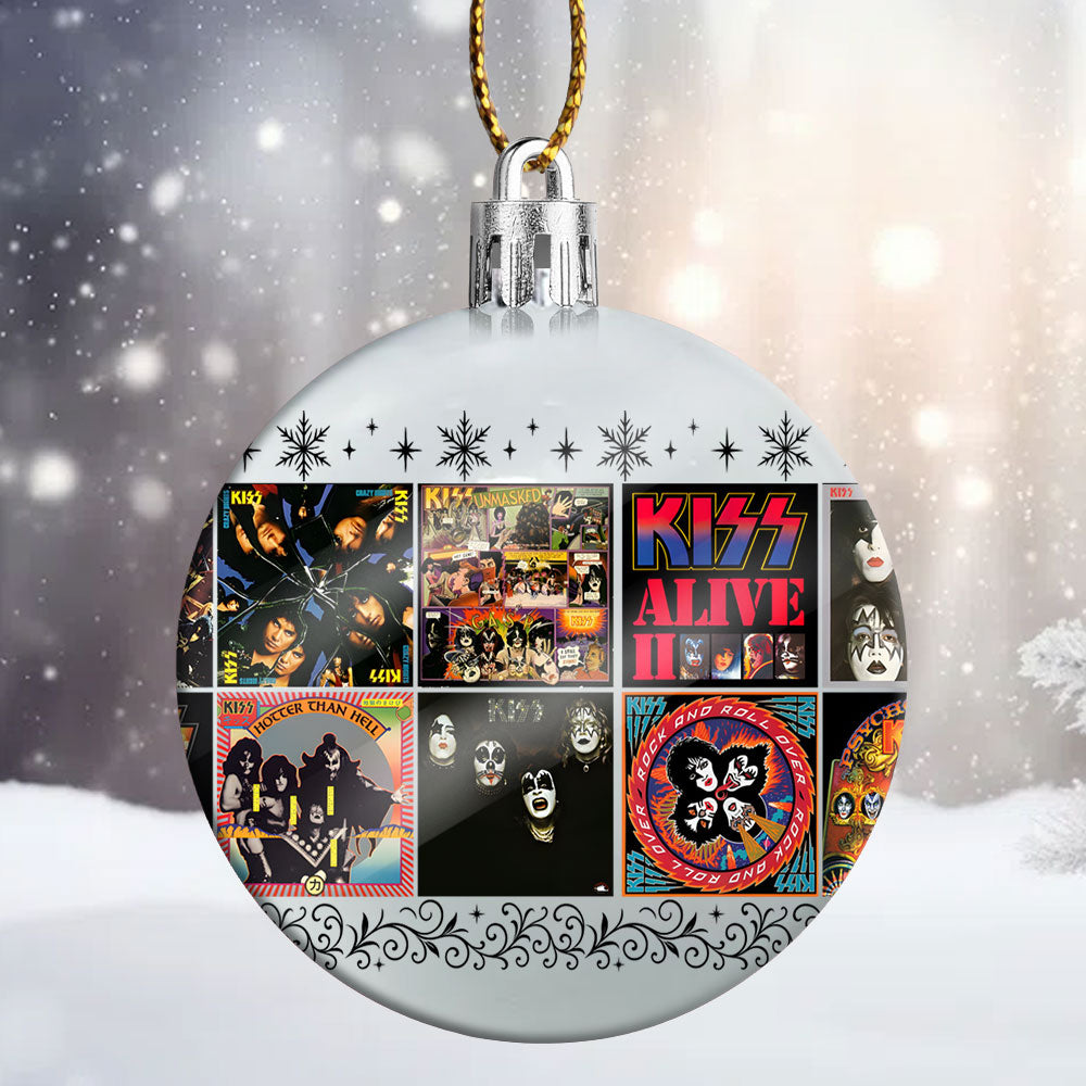 KISS Ball Ornament – A Rock ’n’ Roll Holiday Tribute to the Hottest Band in the World