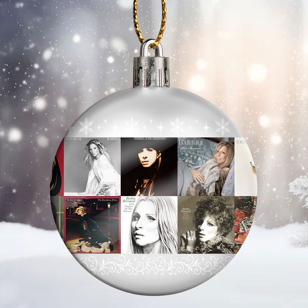 Barbra Streisand Ball Ornament – A Tribute to Timeless Elegance