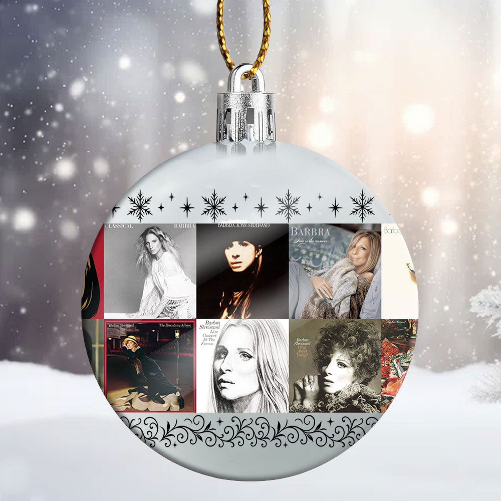 Barbra Streisand Ball Ornament – A Tribute to Timeless Elegance
