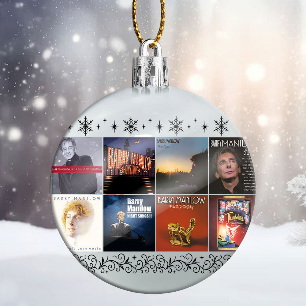Barry Manilow Ball Ornament – A Celebration of Music, Memories, and Holiday Magic