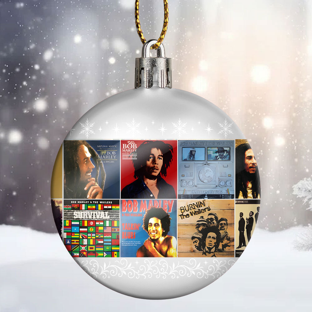 Bob Marley Ball Ornament – A Reggae Spirit of Peace, Love, and Holiday Harmony