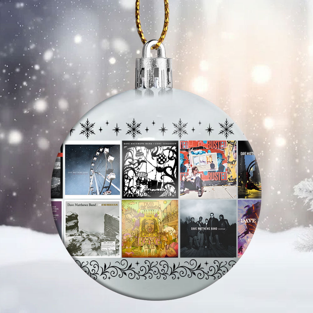 Dave Matthews Band Ball Ornament – A Melodic Holiday Tribute to Timeless Storytelling