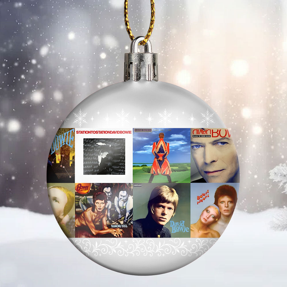 David Bowie Ball Ornament – A Stardust Celebration of Art, Sound, and Cosmic Style
