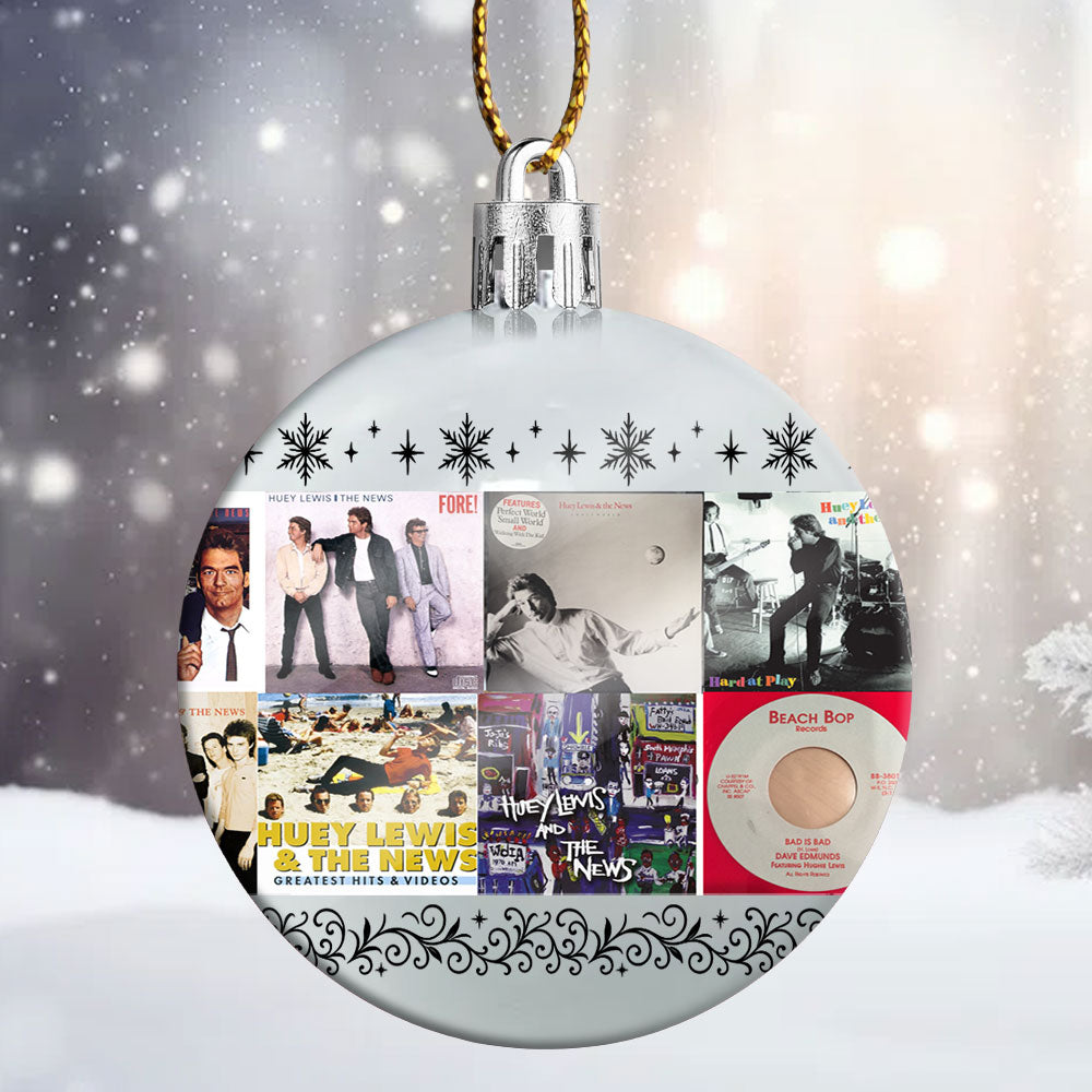 Huey Lewis & The News Ornament – The Heart of Rock ’n’ Roll Holiday
