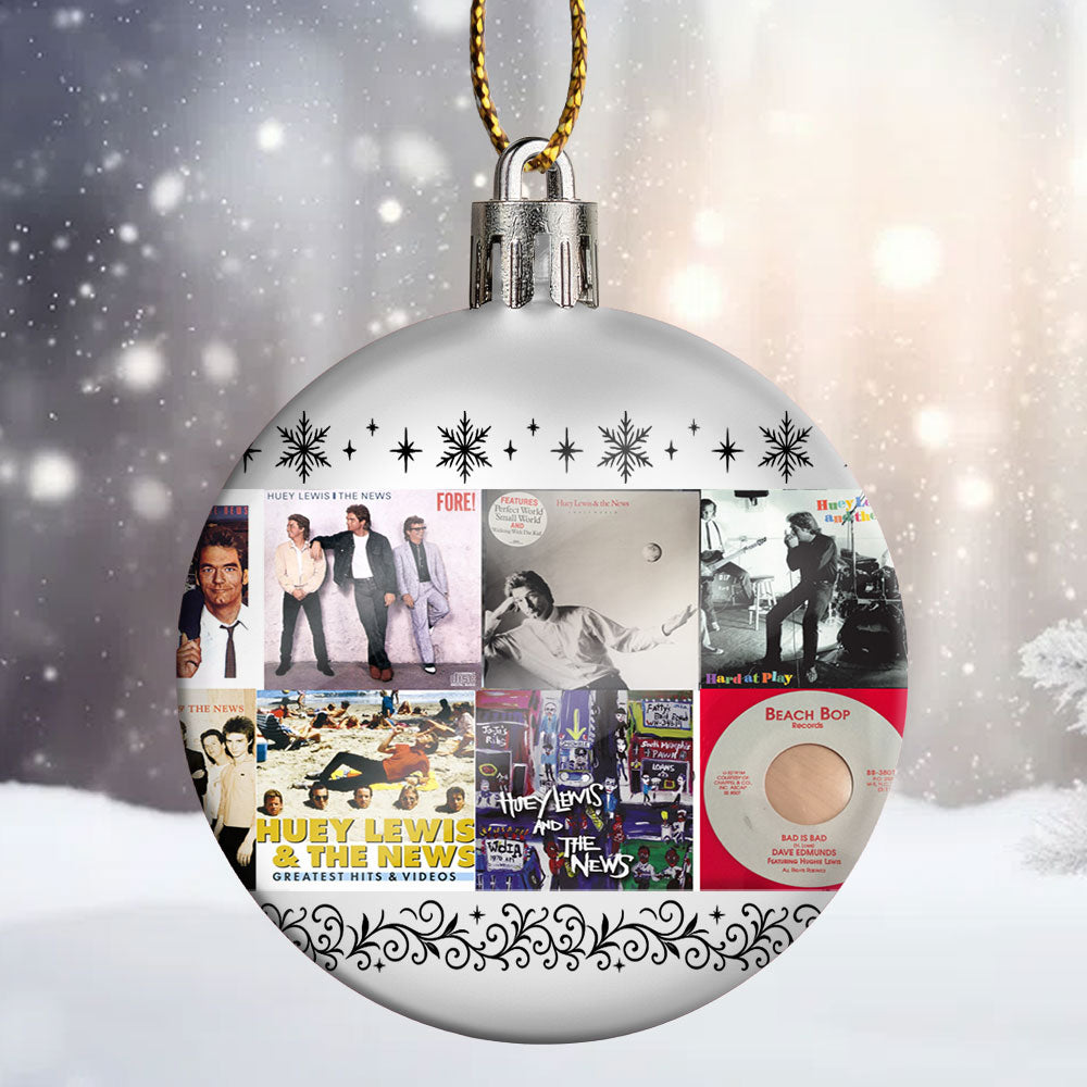 Huey Lewis & The News Ornament – The Heart of Rock ’n’ Roll Holiday