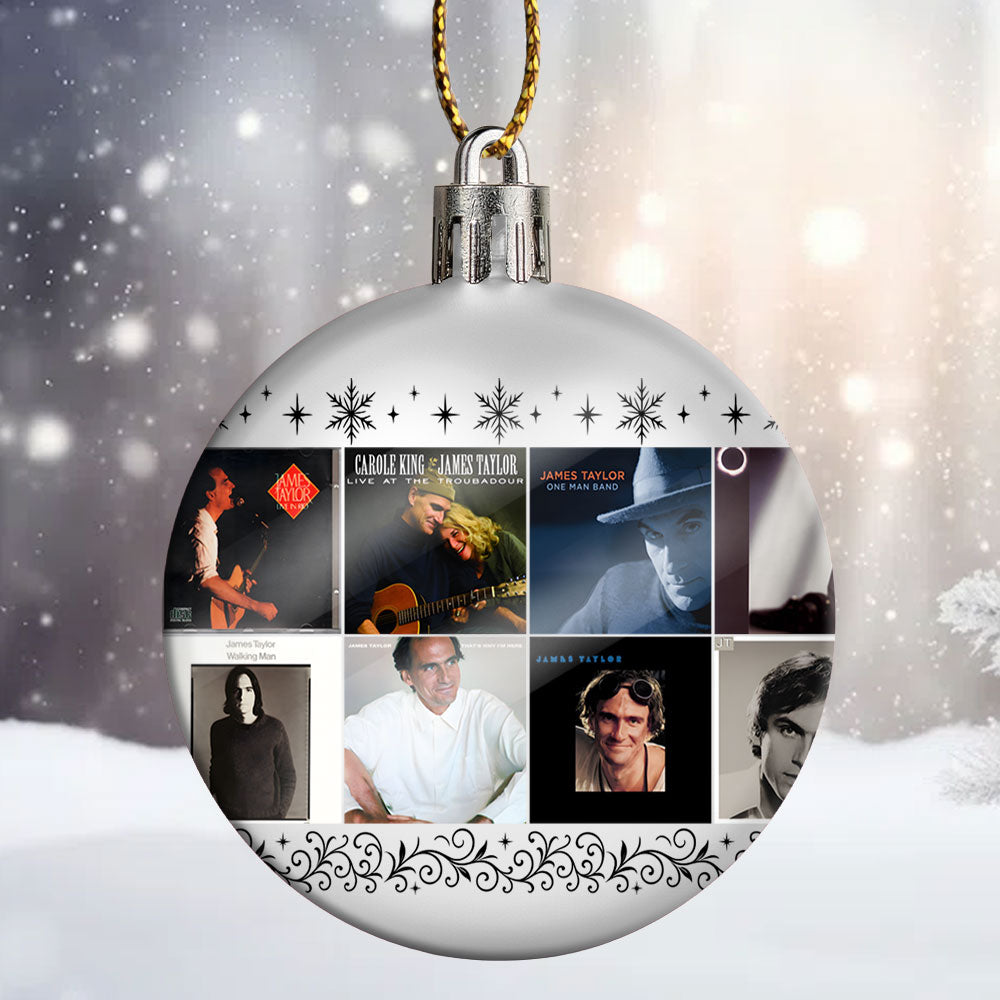 James Taylor Ball Ornament – Warm Melodies for Winter Nights