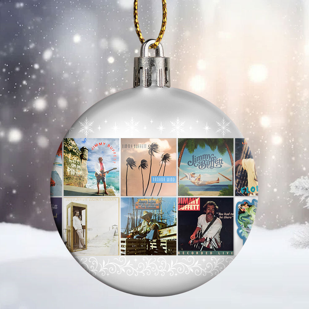 Jimmy Buffett Ball Ornament – A Tropical Holiday Tribute
