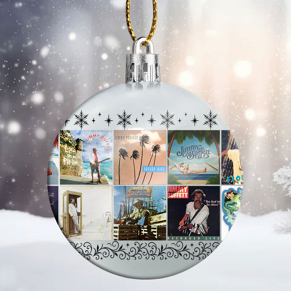 Jimmy Buffett Ball Ornament – A Tropical Holiday Tribute