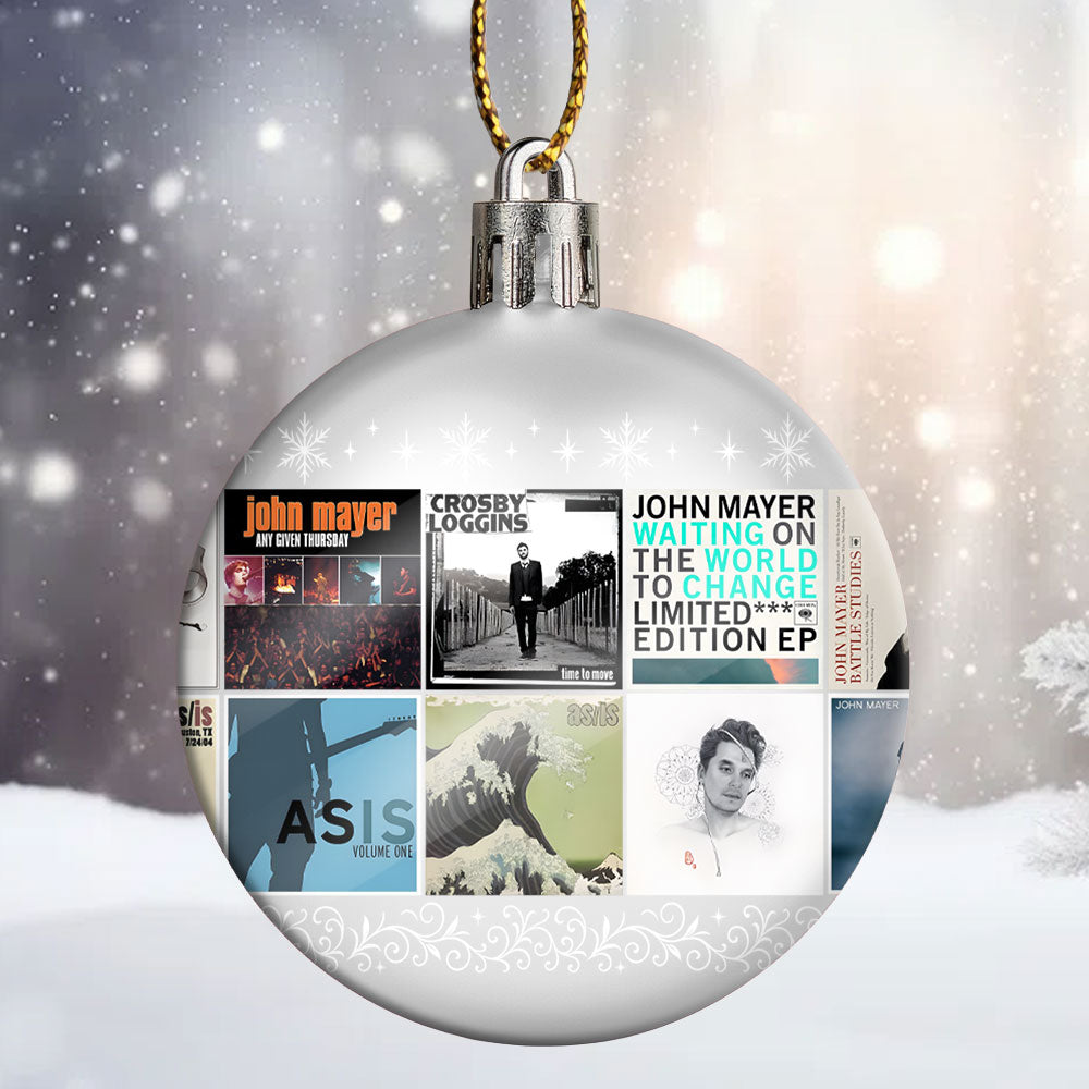 John Mayer Ball Ornament – A Touch of Soulful Elegance for Your Tree