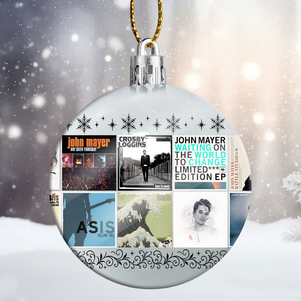John Mayer Ball Ornament – A Touch of Soulful Elegance for Your Tree