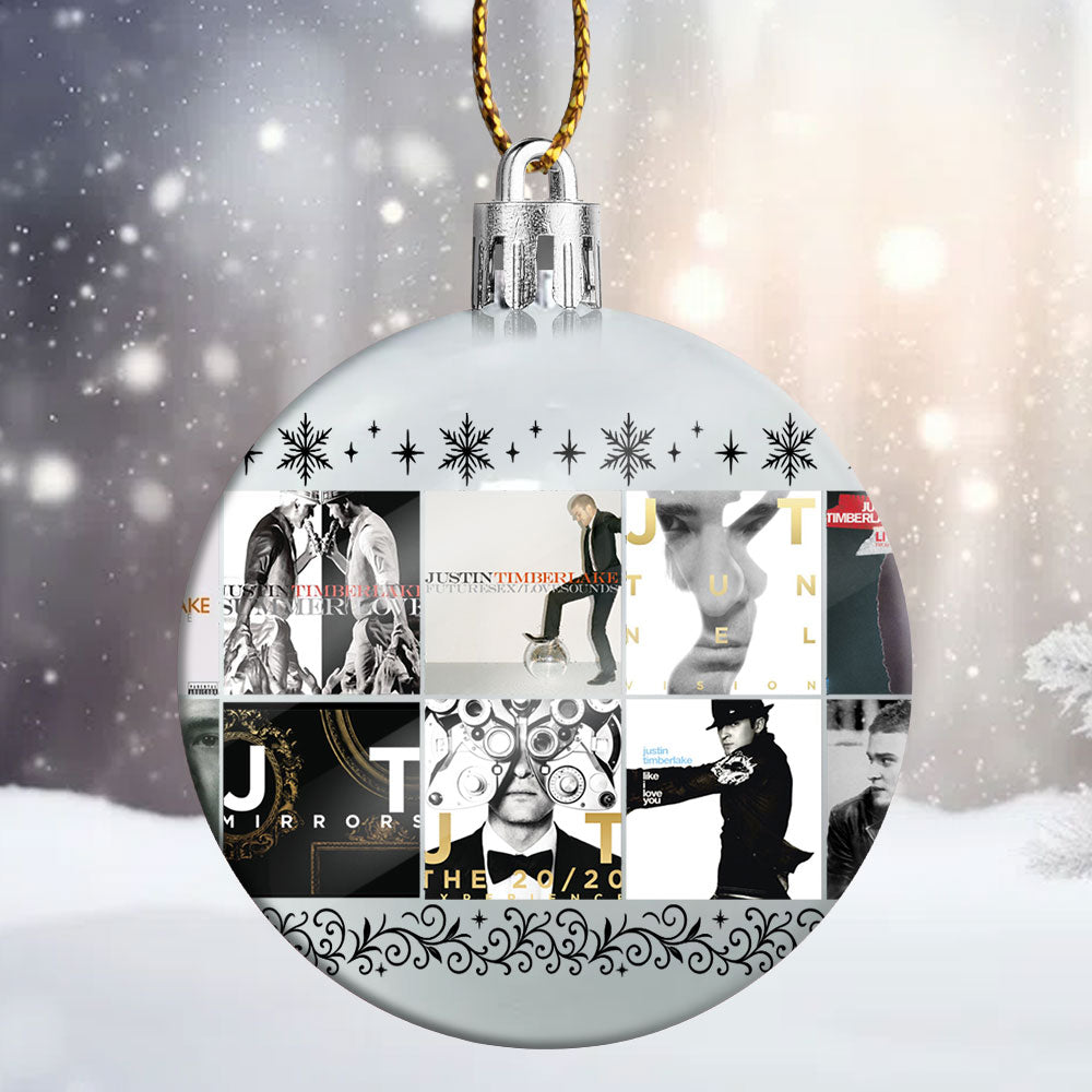 Justin Timberlake Ornament – A Sleek Touch of Pop Perfection