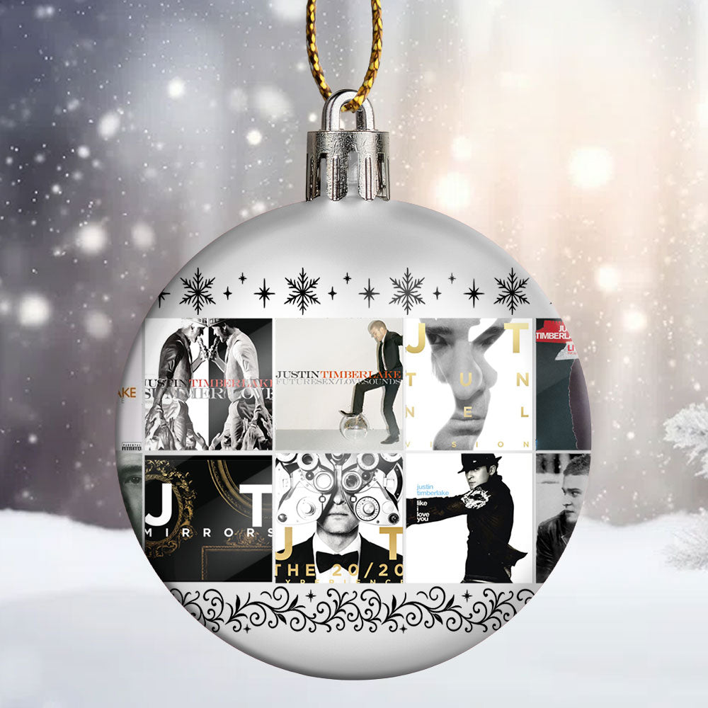 Justin Timberlake Ornament – A Sleek Touch of Pop Perfection