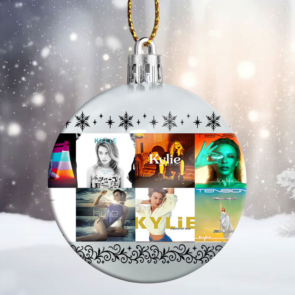 Kylie Minogue Ball Ornament – Sparkle Like a Pop Icon