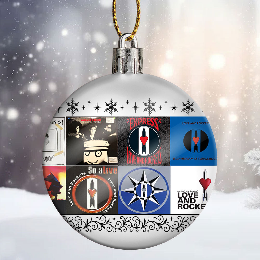 Love and Rockets Ornament – Alternative Spirit in Holiday Light