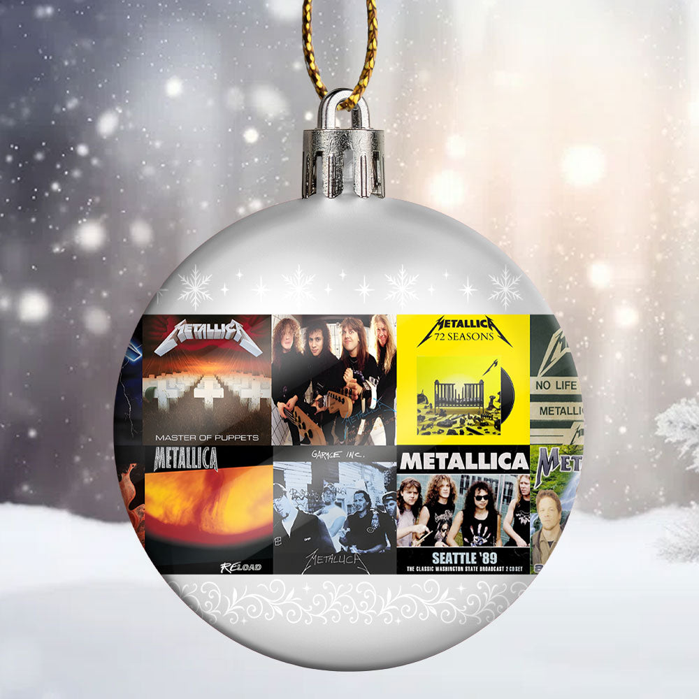 Metallica Ball Ornament – Thrash Legends Meet Holiday Power