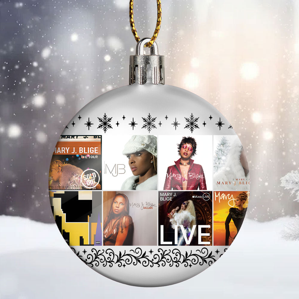 Mary J. Blige Ball Ornament – The Queen of Hip-Hop Soul