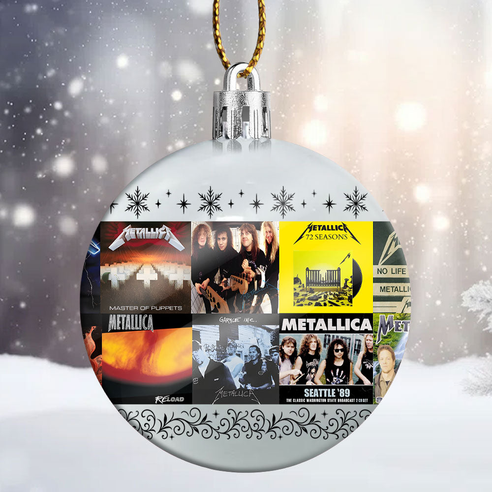 Metallica Ball Ornament – Thrash Legends Meet Holiday Power