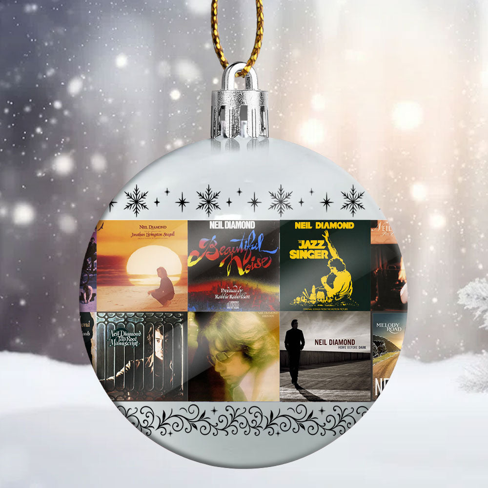 Neil Diamond Ball Ornament – A Sparkling Tribute to Timeless Classics
