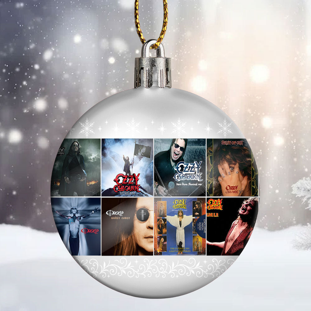 Ozzy Osbourne Ball Ornament – A Heavy Metal Holiday Tribute to the Prince of Darkness