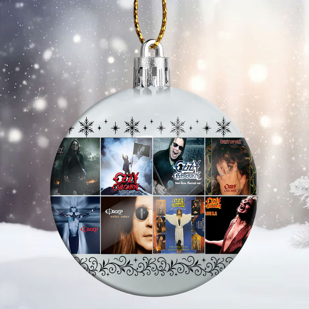 Ozzy Osbourne Ball Ornament – A Heavy Metal Holiday Tribute to the Prince of Darkness