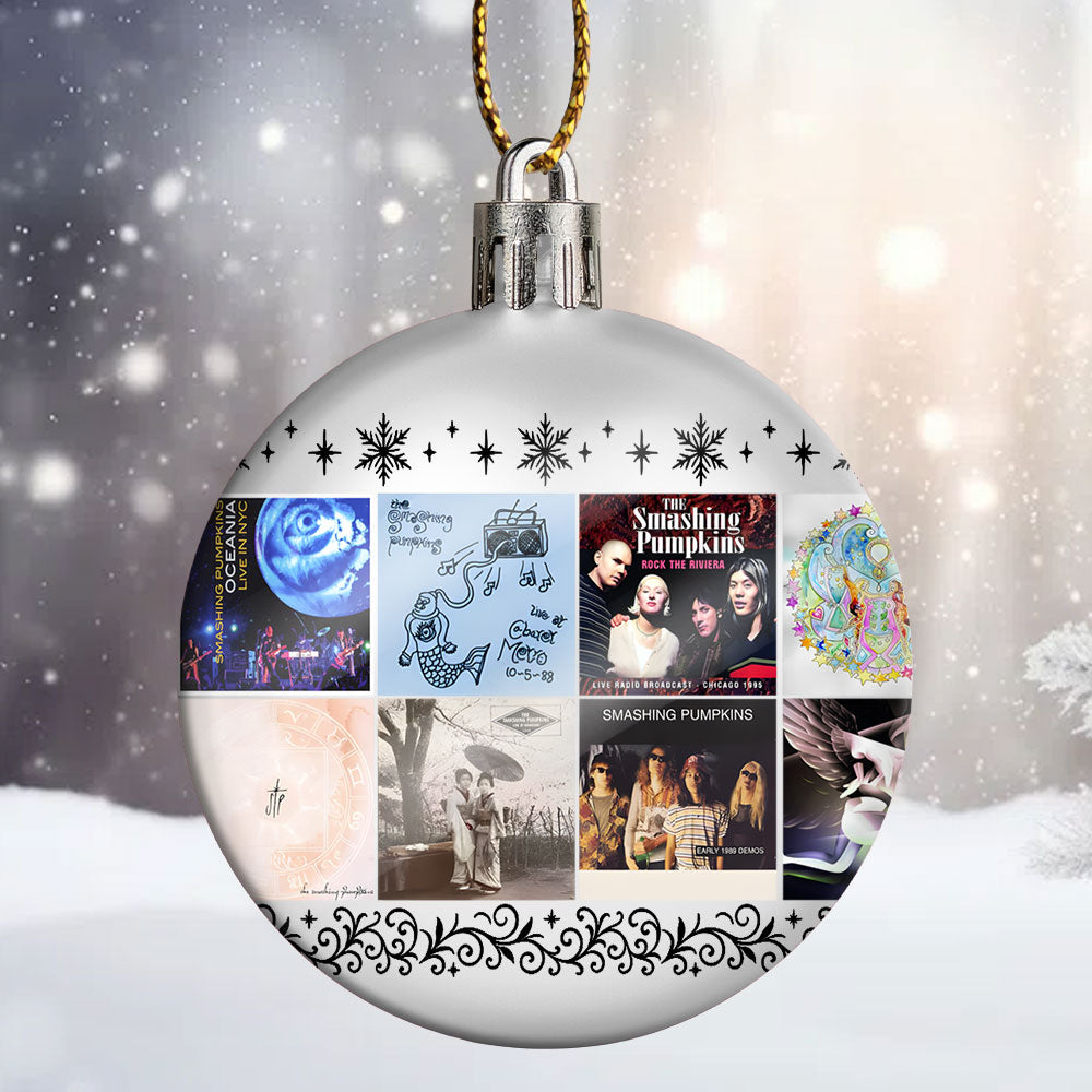 The Smashing Pumpkins Ball Ornament – A Grunge Legacy in Every Glow