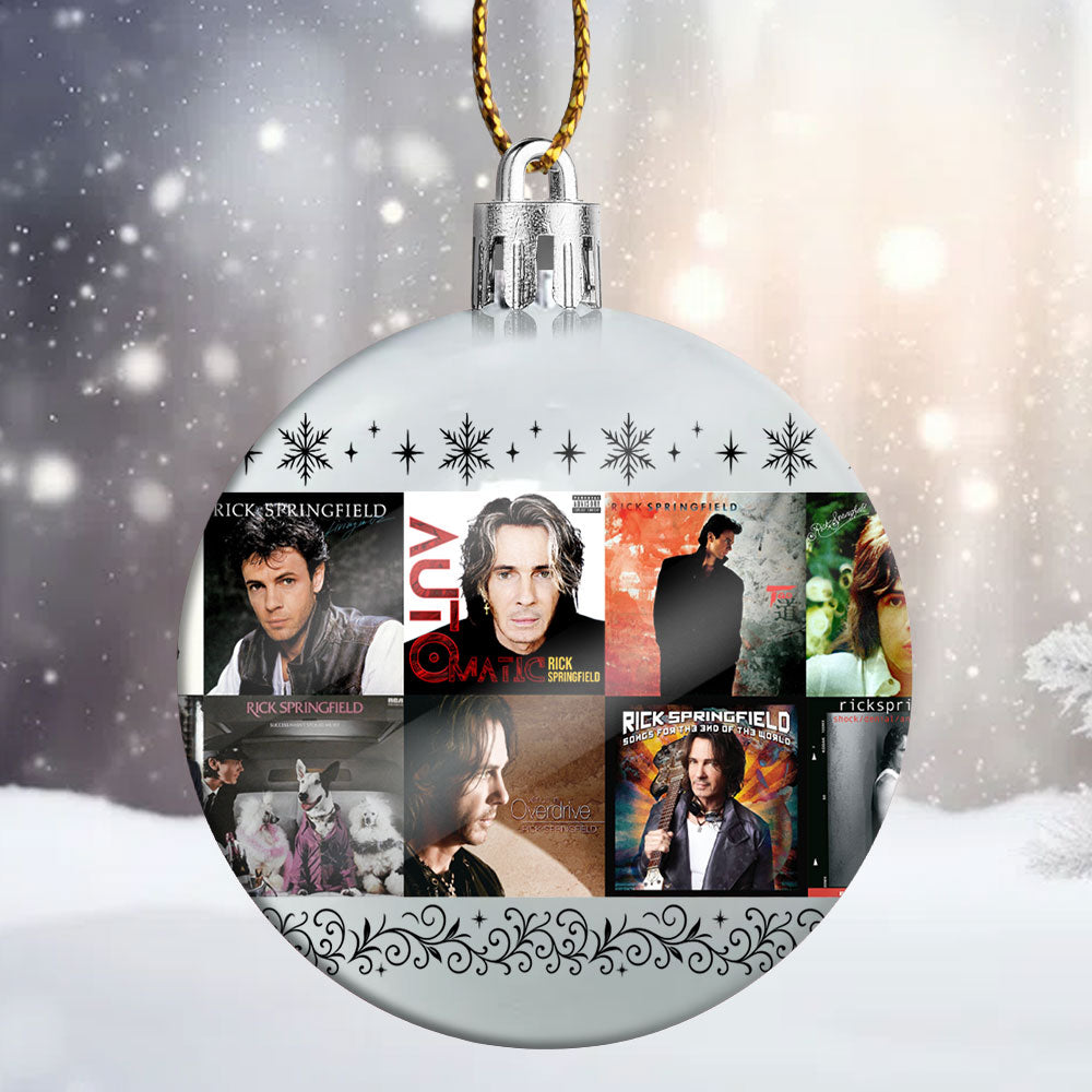 Rick Springfield Ball Ornament – Classic Rock Heartbeat