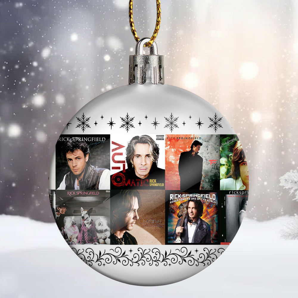 Rick Springfield Ball Ornament – Classic Rock Heartbeat