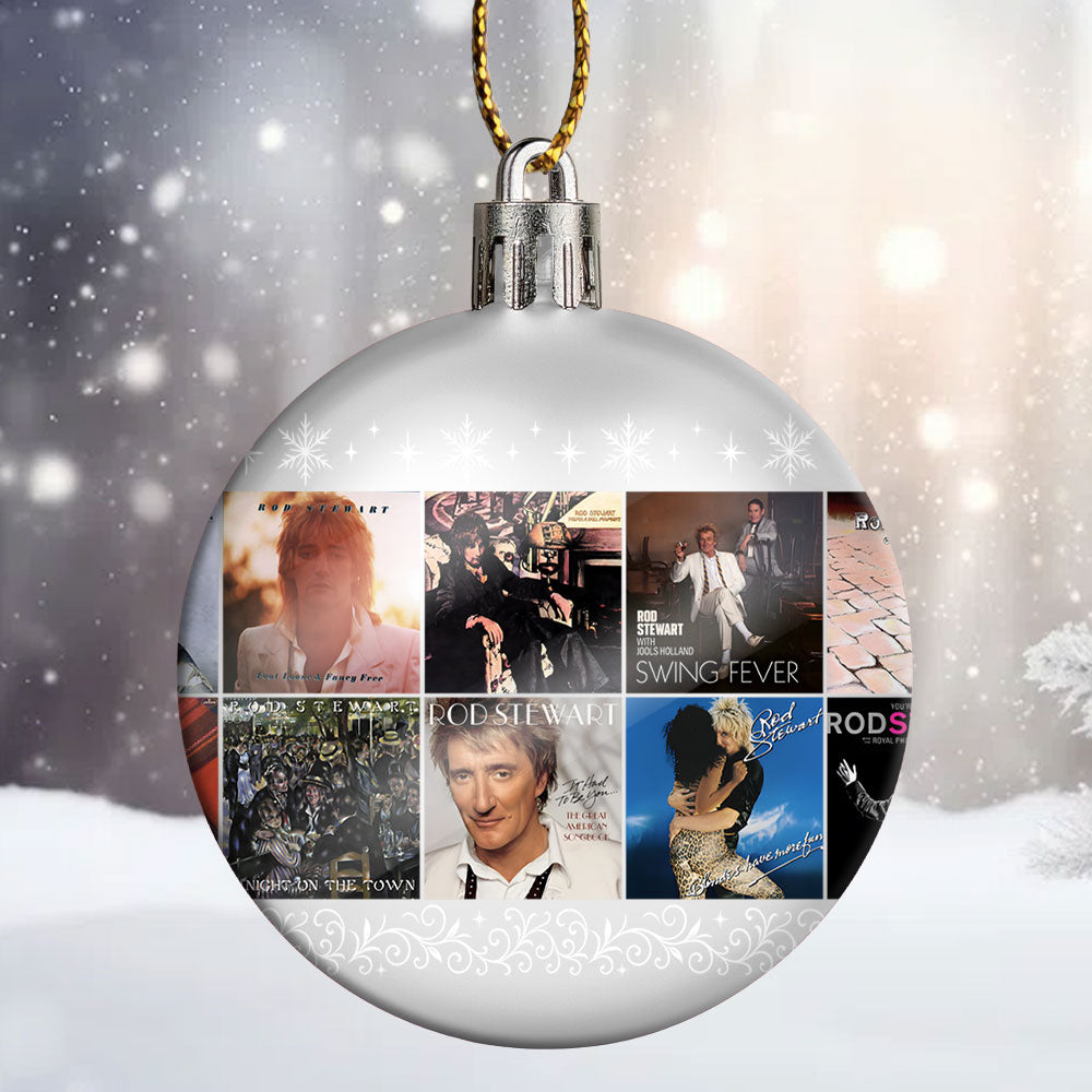 Rod Stewart Ball Ornament – Celebrate the Voice of Rock and Romance
