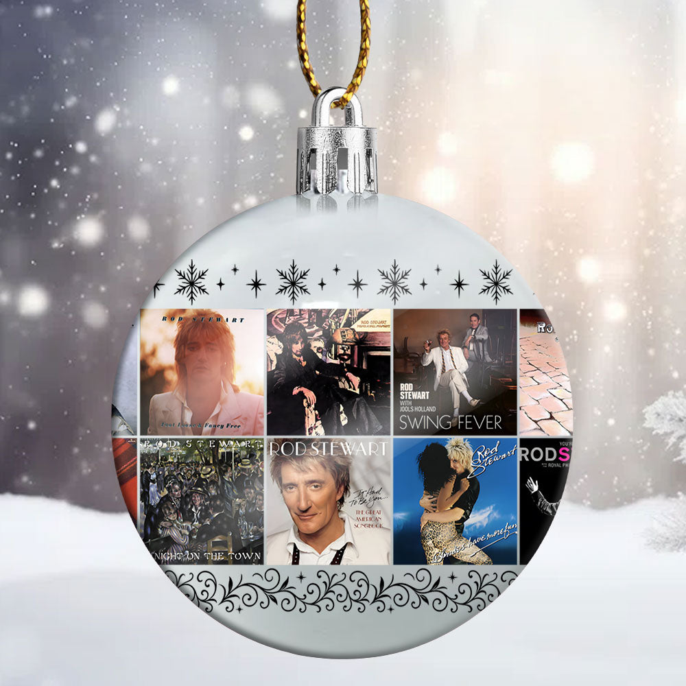 Rod Stewart Ball Ornament – Celebrate the Voice of Rock and Romance
