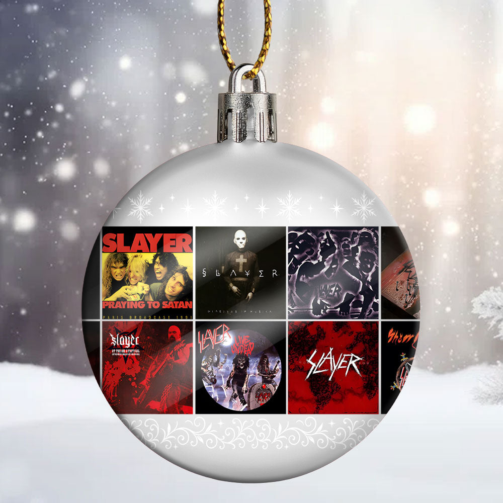 Slayer Ball Ornament – Thrash Metal Meets Holiday Mayhem