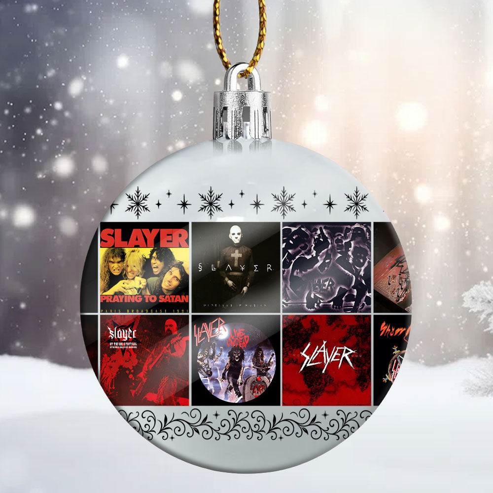 Slayer Ball Ornament – Thrash Metal Meets Holiday Mayhem